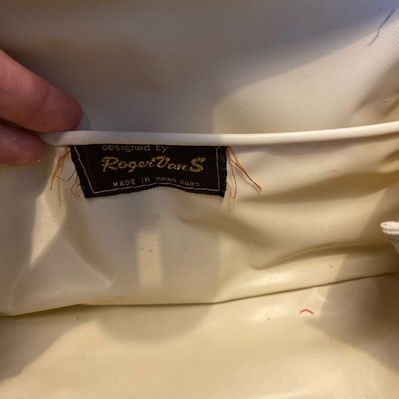 Vintage Brown Woven Handbag - Picture 7 of 10